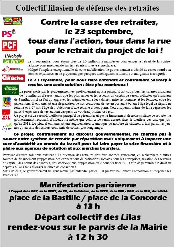 Tract collectif retraites