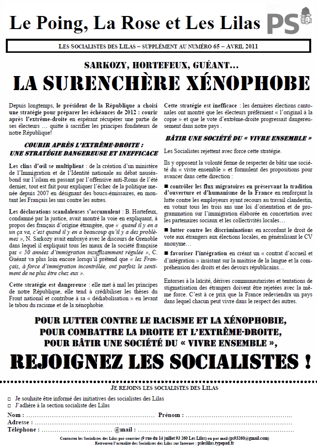 Tract avril 2001